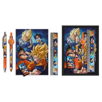 Caixa com material escolar Dragon Ball Super 5 pcs