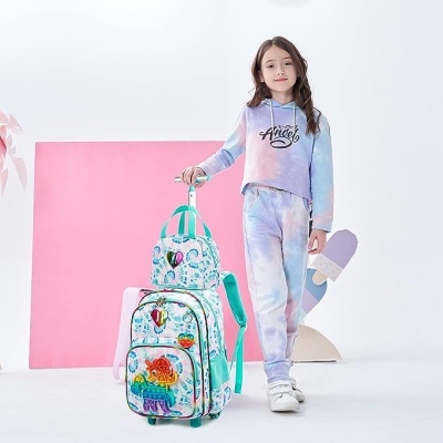 Conjunto Escolar Trolley Unicorn Popit