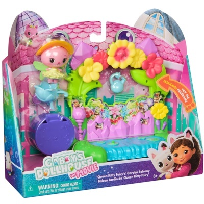 Gabby's Dollhouse - Queen Kitty Fairy's Garden Balcony