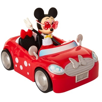 Boneca Minnie + conjunto carro Disney