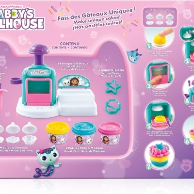 Casa de bonecas pastelaria de Gabby, multicolorido - plasticina