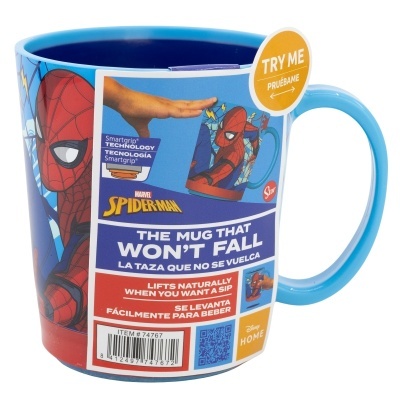 Caneca 410 ML SPIDERMAN DIMENSION anti-derrapante