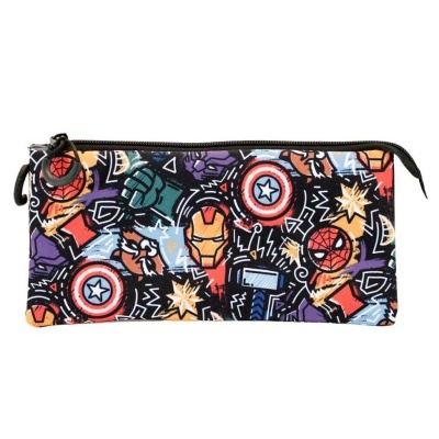 Porta-lápis Fun Avengers Marvel triplo