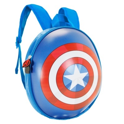 Mochila Eggy CAPITAN AMERICA SHIELD CAP 28cm