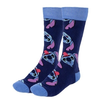 Conjunto 3 pares de meias Stitch Disney adulto