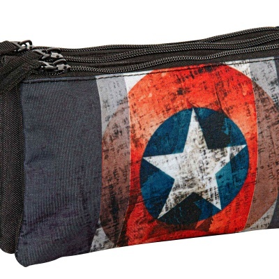 Porta-lápis Heritage Capitan America Marvel triplo
