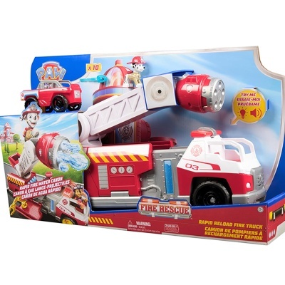 Patrulha Pata - Camião de bombeiros de Marshall + veículo mini figura