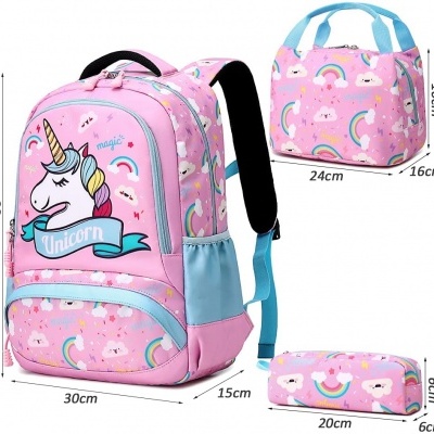 Pack Escolar Unicórnio rainbow