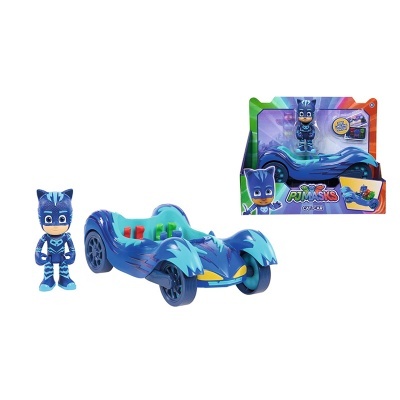 PJ Masks - Veículos + figuras Catboy / Corujinha / Gekko