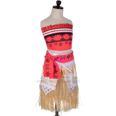 Fato Moana Vaiana Disney