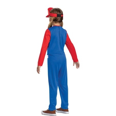 Fato de Super Mario com chapéu para criança