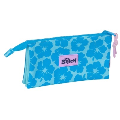 Porta-lápis Hawaii Stitch Disney triplo