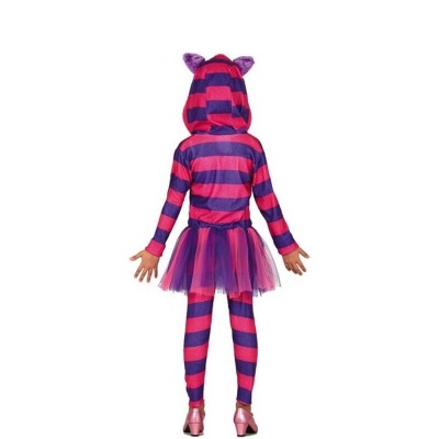 Fato de Cheshire Cat para menina