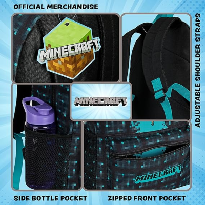 Mochila escolar Minecraft 39 cm
