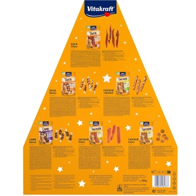 Calendário de advento para cães - snacks