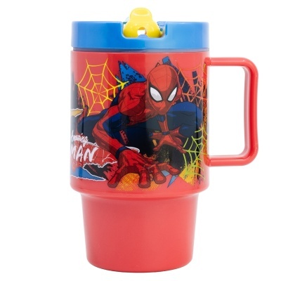 Spiderman - "Moving" Copo / caneca c/ Tampa 530ml