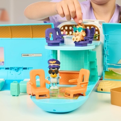 Bluey - Avião 3 em 1 - Bluey e Bingo