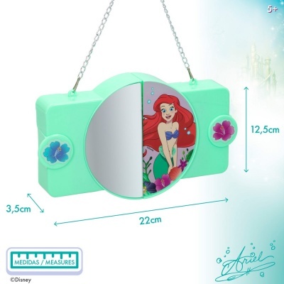Bolsa de maquiagem com 2 níveis e 30 pc Princesas Disney