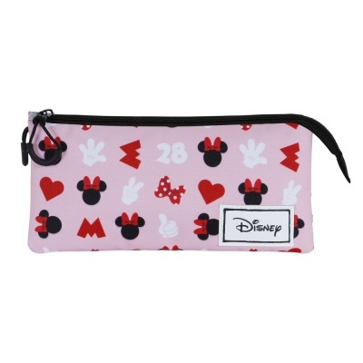 Porta-lápis Pinky Minnie Disney triplo