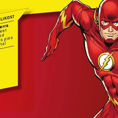 Fato de The Flash Fashion Fashion Original DC Comics