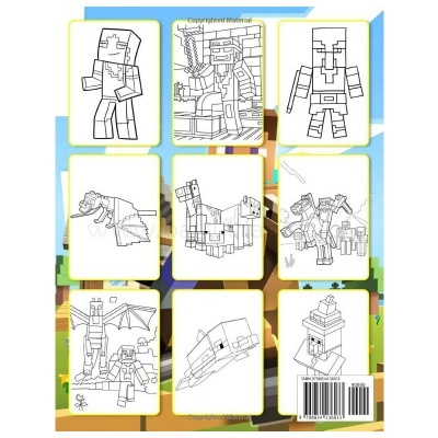Livro de pintar Minecraft