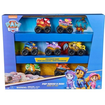 Patrulha Pata - Pack de 7 carros Pup Squad Racers