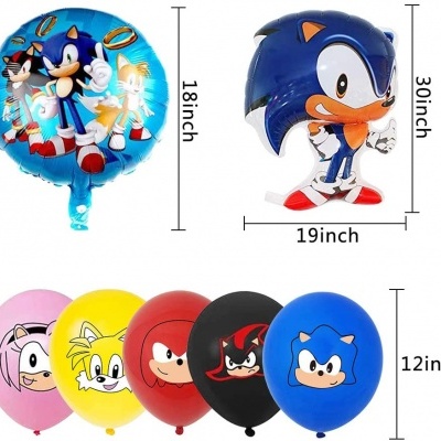 Balões de aniversário Sonic