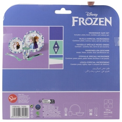 Conjunto de Refeição 5 peças Frozen Disney