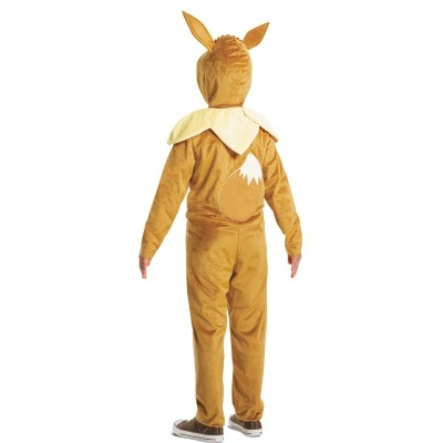 Fato clássica de Pokémon Eevee com capuz para crianças