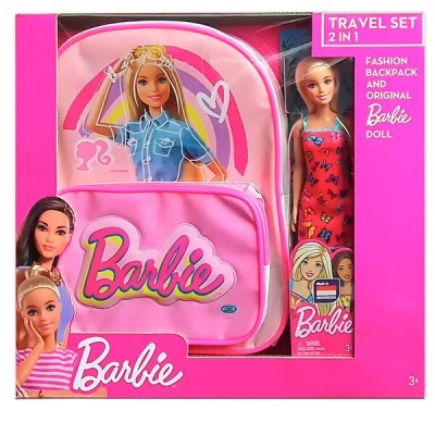 Mochila + Boneca Barbie