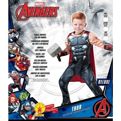 Fato de Thor Deluxe Vingadores