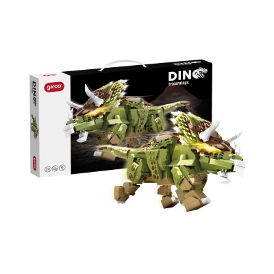 GIROS ENCAIXES 6+ DINO TRICERATOPS