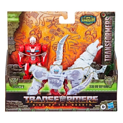 Figura Arcee & Silverfang Beast Alliance Combiner Transformers 13cm