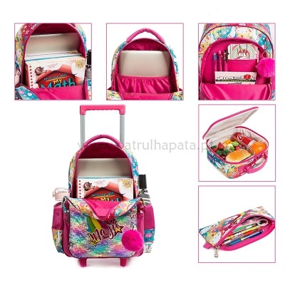 Pack Trolley Escolar Unicorn Magic