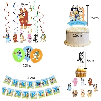 Kit aniversário Bluey e Bingo