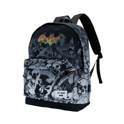Mochila escolar Skulls Batman DC Comics adaptable 45cm