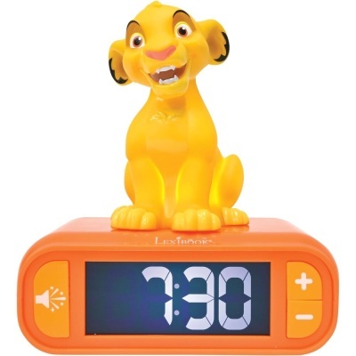 Despertador digital luz presença Simba Rei Leão Disney