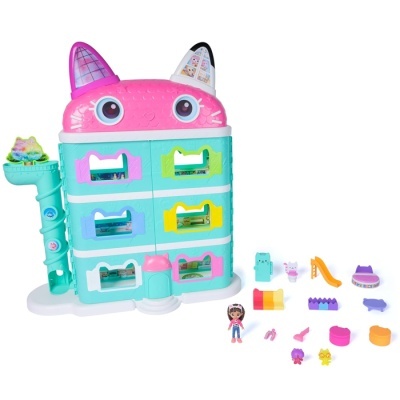 A casa das bonecas de Gabby - filme de Gabby's Dollhouse com figura 16 acessórios