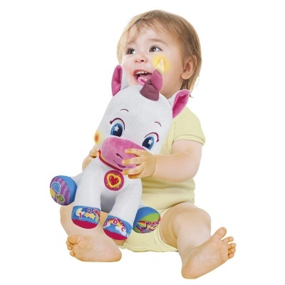 Baby Unicórnio Peluche Interativo