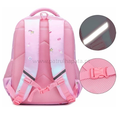 Pack Escolar Unicórnio Candy Pink