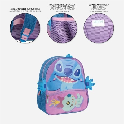 Mochila Stitch Disney 30cm