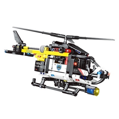 GIROS ENCAIXES 8+ TECHNIC HELICÓPTERO SWAT