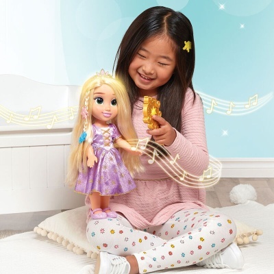 Boneca Rapunzel Disney 38cm musical