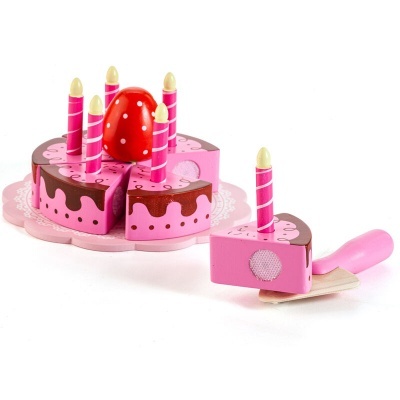 Bolo de aniversário 21pcs madeira