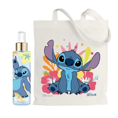 Stitch - Conjunto de Body Spray 200ml + saco shopping