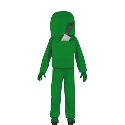 Fantasia de Among Usg Kids Green Impostor