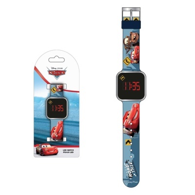 Relógio led digital Cars Disney