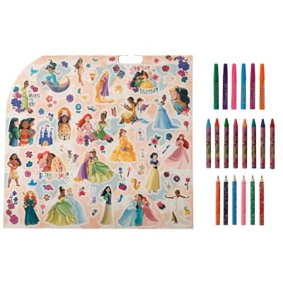 Set atividades 5 em 1 Princesas Disney