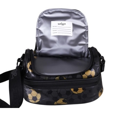 Conjunto Escolar Futebol - Mochila + lancheira térmica + estojo + garrafa