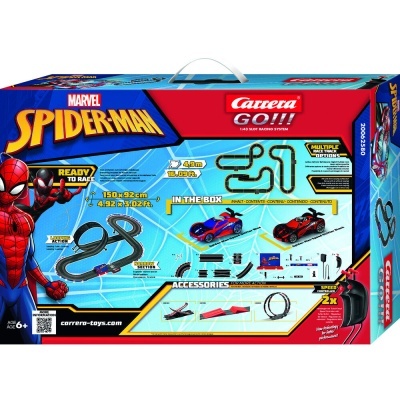 Circuito carerras Spiderman Marvel Carrera GO!!!